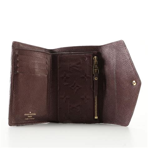 louis vuitton monogram empreinte compact curieuse wallet|louis vuitton empreinte wallet.